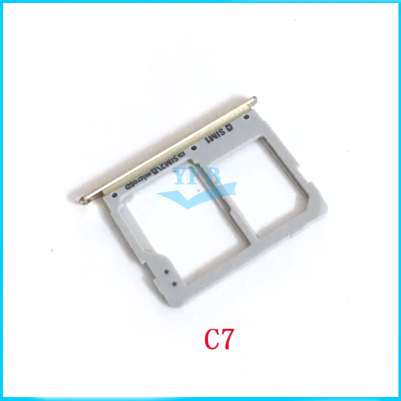 Для samsung Galaxy C5 C5000 C7 C7000 SIM Card Reader Sim лоток сменный держатель слота запасные