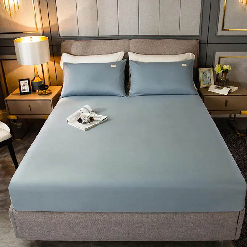 Bonenjoy 1pc Bed Sheet on Rubber Band King Size juego de sabanas Blue