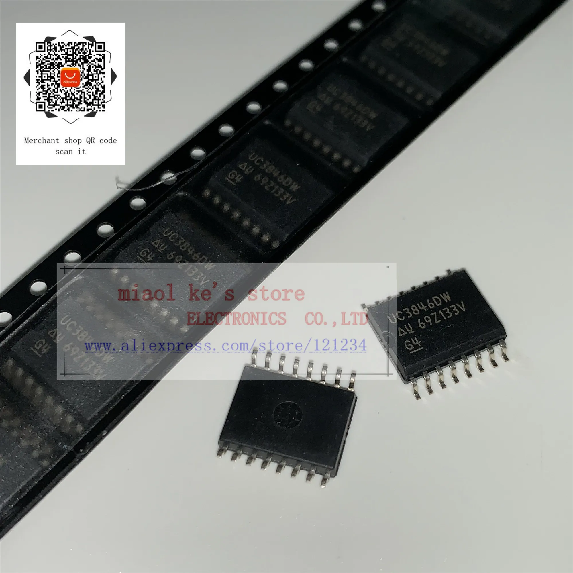 [5 шт. 10 шт.] 100% Новый оригинальный UC3846DWTRG4 UC3846DWTR UC3846DW UC3846 IC REG CTRLR MULT TOP 16soic| |