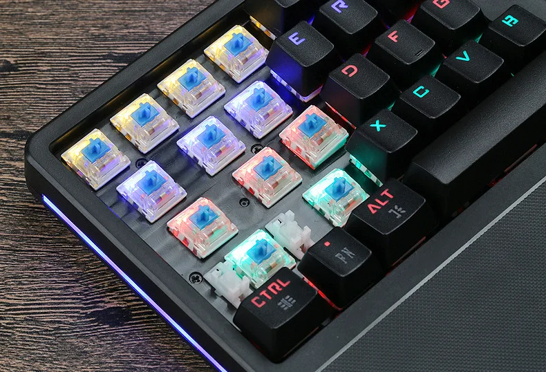 Волка K9 Одноручная клавиатура Keyclick Machinery Stranglehold трон ручной путешествия джедай выживания курица игровая клавиатура EBA
