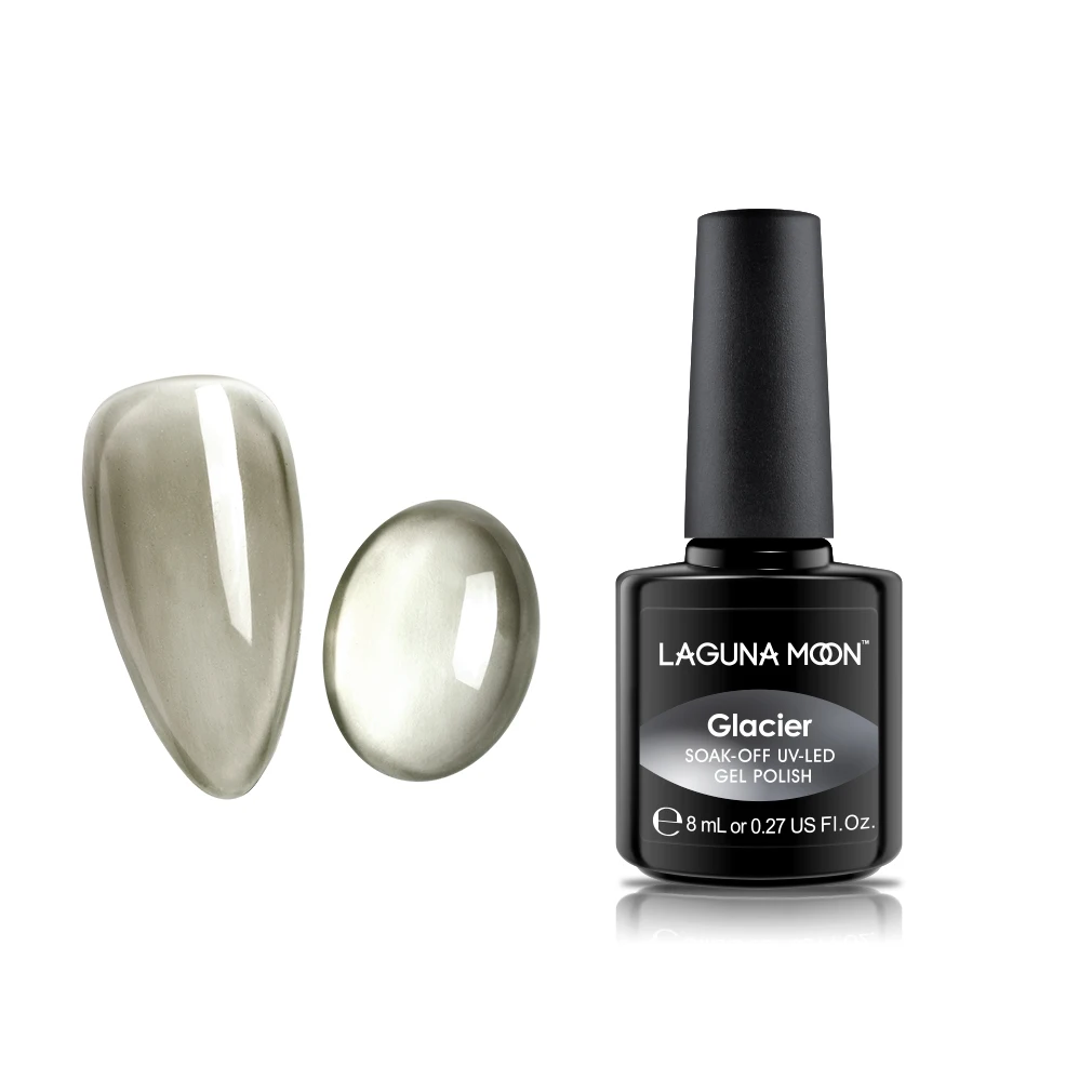 Lagunoon gladier Черный Гель-лак для ногтей 8 мл полуперманентный Лаки Гибридный эмаль термо-гель лак - Цвет: GB07
