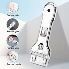 

Remover Sealant Smooth Scraper Caulk Ceramic Hob Scraper Stainless Steel Cleaning Sticker Glass Scraping Tool With 10pcs Slicers