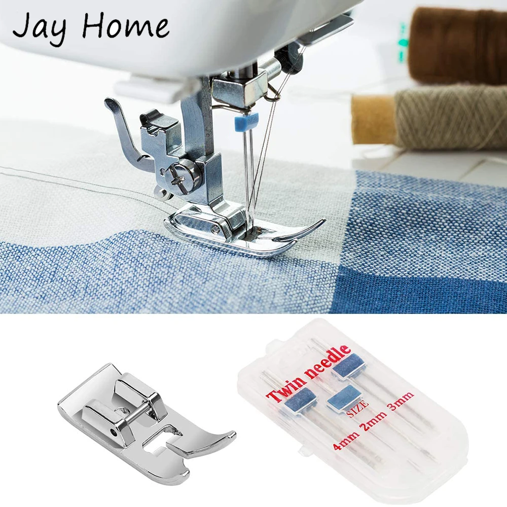 3pcs 2/90-3/90-4/90 For Singer Janome Brother Feiyue Sewing Machine Double  Twin Needle Pins Clothing Decor Needlework Craft Size - AliExpress