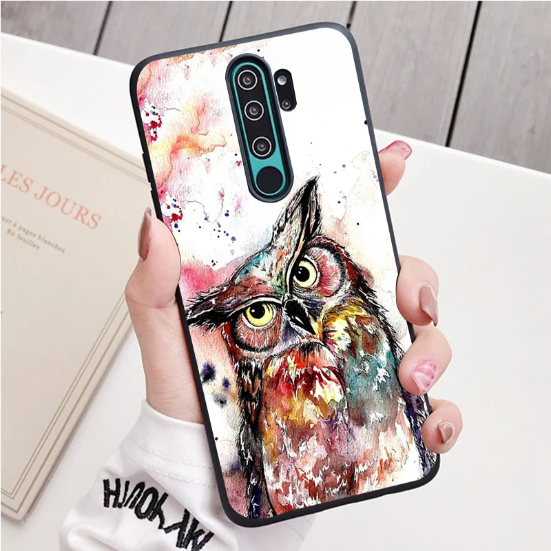 cases for xiaomi blue Cú Tranh Silicone Ốp Lưng Điện Thoại Redmi Note 8 7 Pro S 8T Cho Redmi 9 7A Bao xiaomi leather case charging