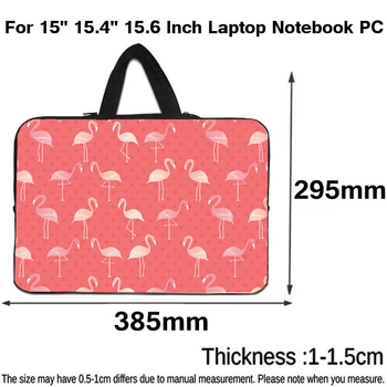 

Briefcase Neoprene Laptop Bag 15 Inch Notebook Carry Case Funda Fashion Women Chromebook Computer PC Accessories Bag 15.4" 15.6"