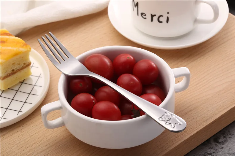 Stainless Steel Western Tableware Children Western Steak Knife And Fork CHILDREN'S Tableware Set Stainless Steel Knife a Generat