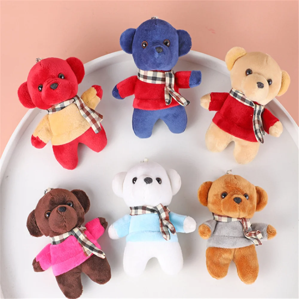 Подарочные плюшевые игрушки прибл. 12 см Плюшевый медведь мягкие игрушки-животные