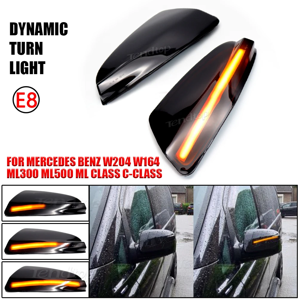 Dynamic Turn Signal Light For Mercedes Benz C Class W204 S204 2007 2014