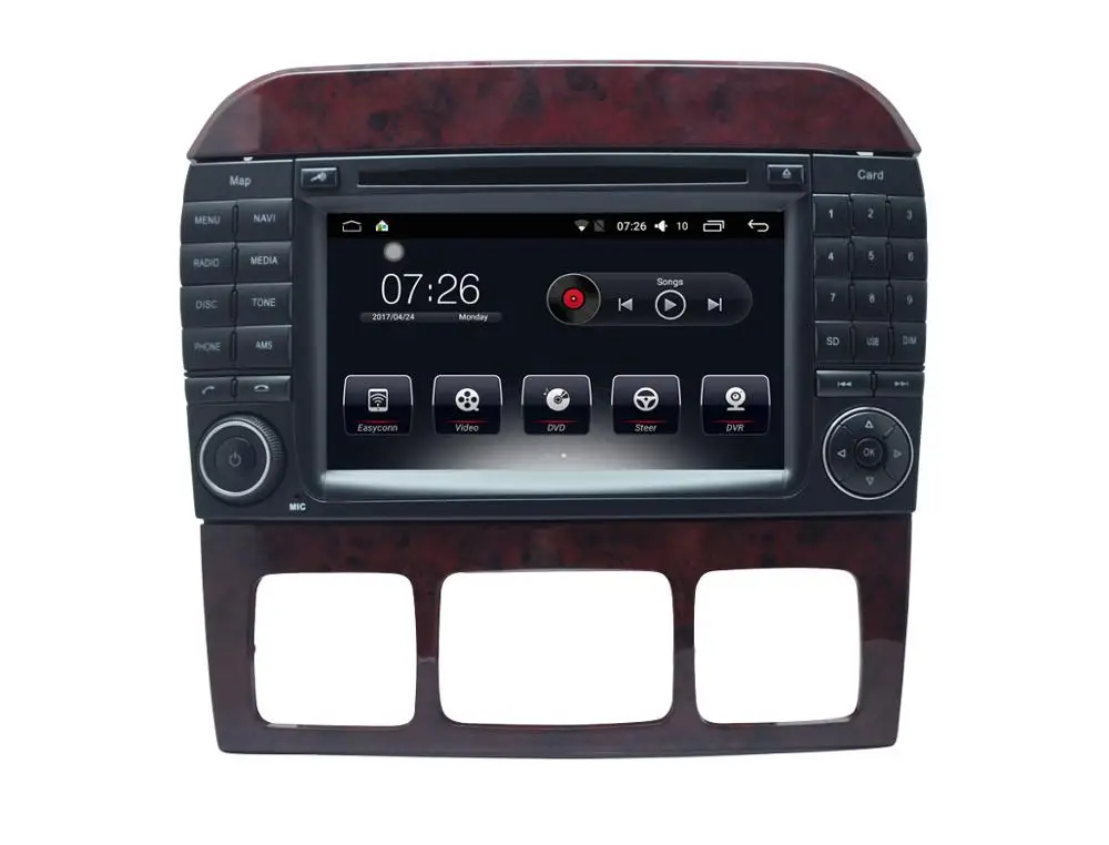 NaweiGe 7 дюймов T30 Android Восьмиядерный 8,1 2+ 32 ГБ Автомобильный dvd для Benz S-W220 1998-2005 Авторадио gps навигация автомобильный мультимедийный для