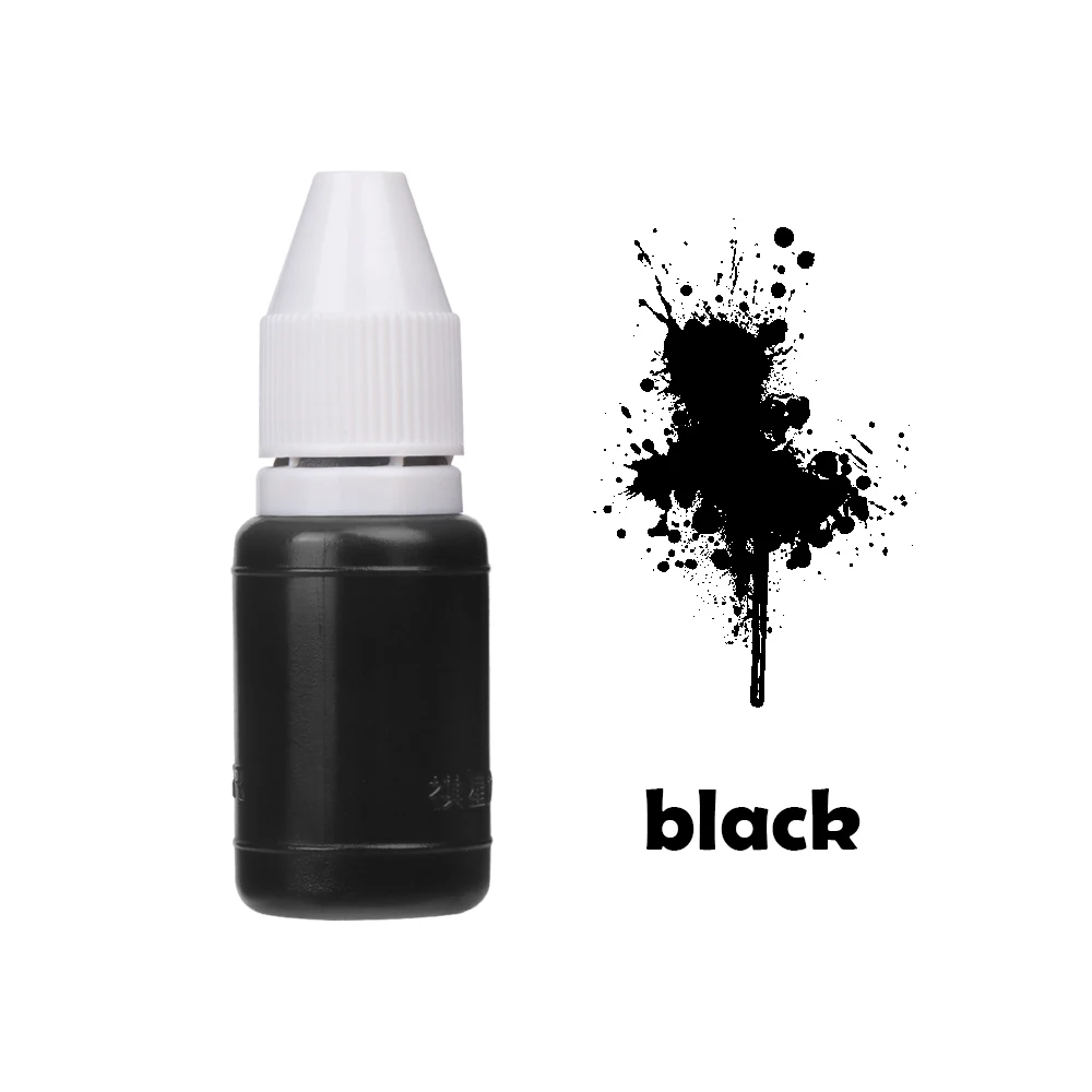 1PC 10ml Flash Refill Ink Stamping Machine Photosensitive Seal Oil Scrapbooking Make Seal Inkpad DIY Craft School Supplies 