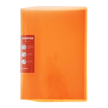 

Comix A4 Display Book 20 Pockets Folders with Plastic Sleeves -A7596