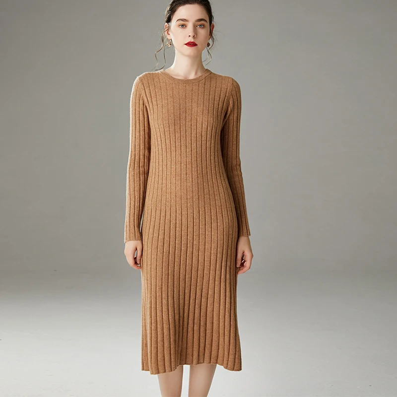 Autumn Winter Women Dress Sweaters O-Neck Long Sleeve Pullovers Slim Sexy Female Knitted Sweater Wool Elegant Party | Женская одежда