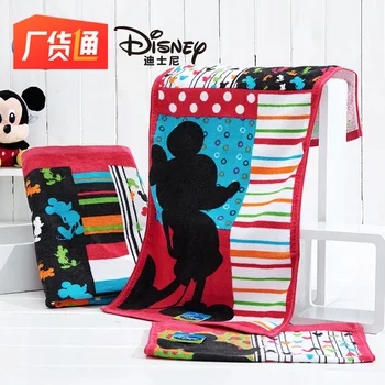

Disney new Mickey children's hand towel cotton soft boys girls wash face cotton bath towels children rectangular towel