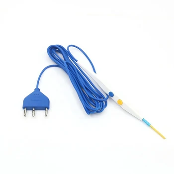 Three Plugs Disposable Surgical ESU Pencils High Frequency Disposable Electrosurgical Pencil