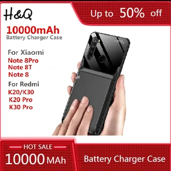 

10000Mah Battery Charger Case For Xiaomi Redmi Note 8T Note 8 8 Pro K20 K20 Pro K30 K30 Pro Battery External Backup Power Bank