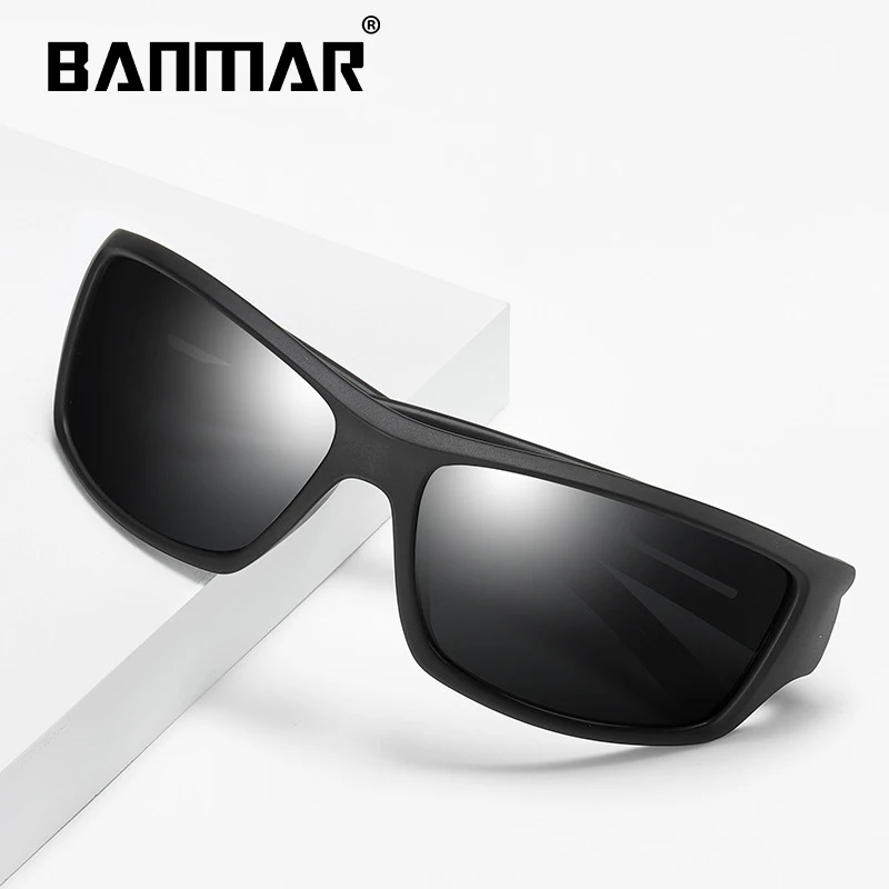 BANMAR бренд дизайн TR90 солнцезащитные очки мужские очки для плавания вождения мужские винтажные поляризационные солнцезащитные очки Оттенки UV400