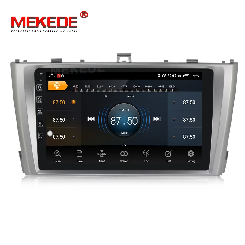 4G LTE 2.5D ips экран Android 10,0 2din автомобильное головное устройство Радио DVD стерео плеер для Toyota Avensis 2009- gps навигация 4+ 64G