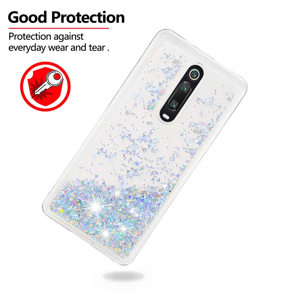 Блестящий чехол для Xiaomi mi 9 T Pro Cute Bling Dyna mi c Liquid Full Cover Xao mi Red mi K20 Xio mi 9 T 9 T Мягкий силиконовый чехол s