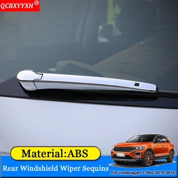 

QCBXYYXH Car Styling For Volkswagen T-Roc 2018 2019 Car Windscreen Wipers Sequins ABS External Sticker Decoration Accessories
