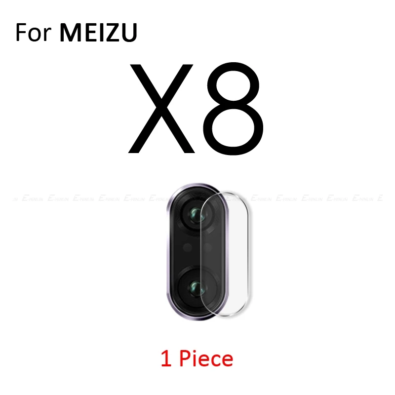 Задняя Защитная пленка для объектива камеры для MeiZu 16th 16s 16Xs X8 15 M8 Lite Pro 7 Plus Note 8 9 закаленное стекло - Цвет: For MeiZu X8