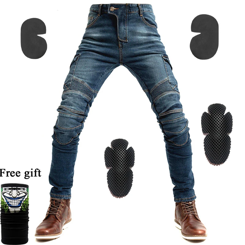 

UB-06 Motorcycle Jeans Black/Green/Blue/Camouflage Men's Jeans Motorcycle Protective Pants Racing Pants Moto Pants