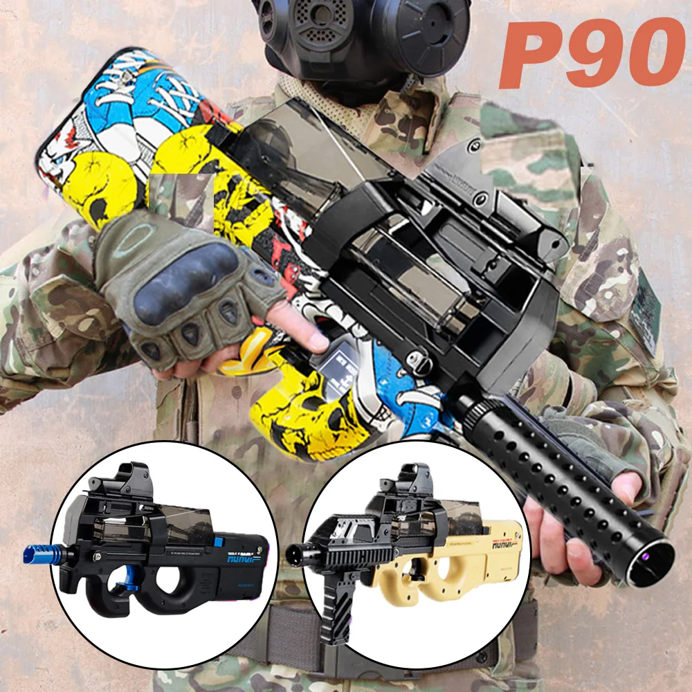 P90 Electric Water Bullet Gun Toy Sniper Rifle Graffiti Cs Games Paintball Bursts Gun Boys Toys Outdoor Pistol New Year Gifts Buy Cheap In An Online Store With Delivery Price Comparison