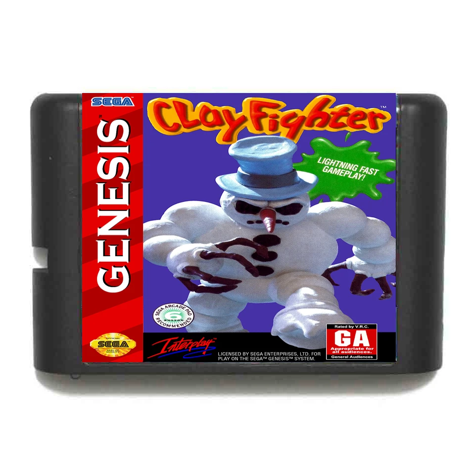Глины истребитель NTSC-USA 16 бит MD карточная игра для Sega игры Mega Drive Genesis | Электроника