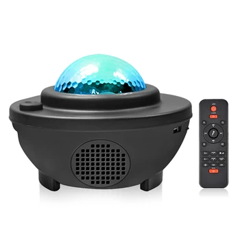 

LED Laser Projector Light Voice Remote Control Bluetooth Music Player Lamps