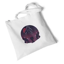 Qlychee Женская Холщовая Сумка с принтом инопланетянина женские сумки для покупок Повседневная Студенческая большая сумка на плечо модные сумки на плечо