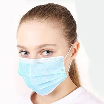 

50pcs windproof Disposable Mask 3 Layer Non-woven Dust-proof mouth mask Safe Breathable Face Mask Adult Ear loop Masks 2020 new