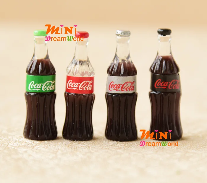 [1/12 кукольный домик мини мебель модель] DIY хижина конфеты игрушка Coca-Cola напиток