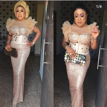 

Latest Gold Sequence Fabrics Nigerian Net Lace Fabric African Tulle Mesh Lace Fabric High Quality Sequins Lace Fabric NA3160B-2