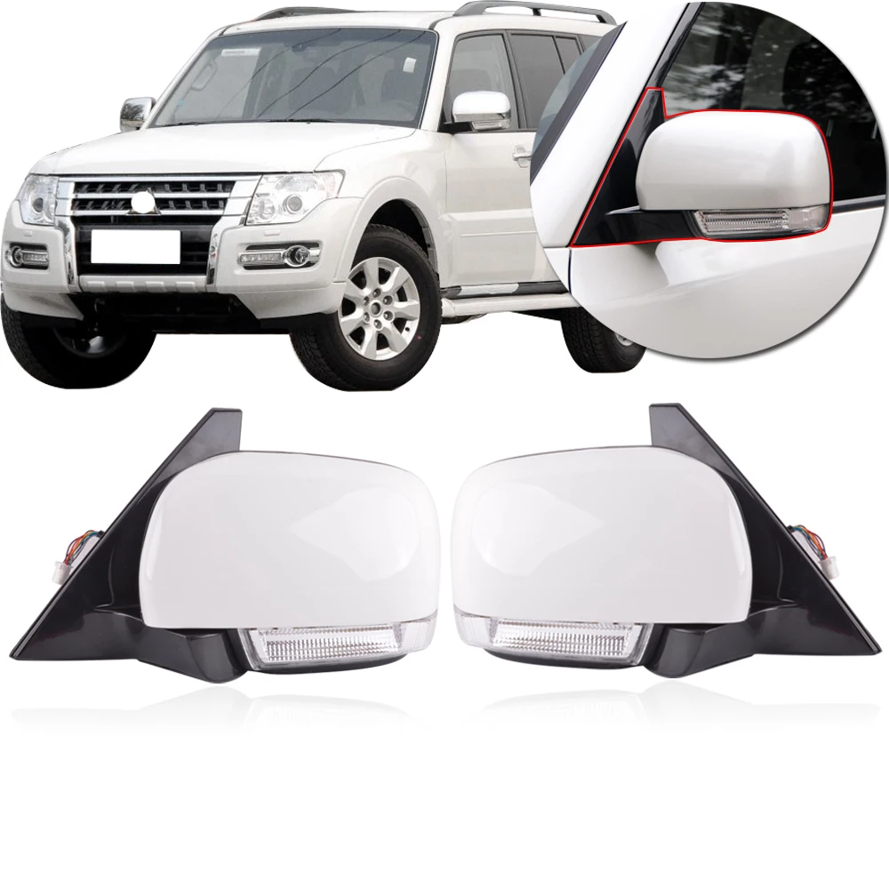 2 шт. 10 проводов CAPQX для PAJERO 4 IV 2007-2016 Montero / Shogun 2000-2014 внешнее зеркало заднего вида с