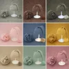 2pcs Wrap Hat Sets Newbornn Photography Props Boys Girls Photography Swaddle Blanket Infant Baby Picture Shoot Props Accessories 2