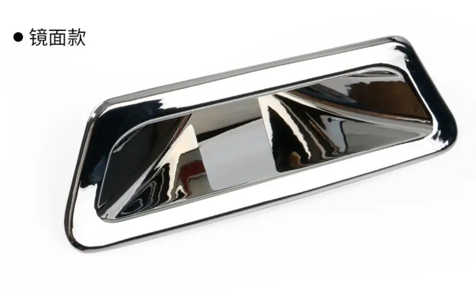 ABS chrome luggage compartment door trim for Ford Explorer 2015 Rear handle decoration