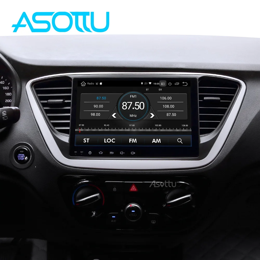 Best Asottu C17YN9060 PX30 9.0 Car DVD GPS Player For  Hyundai Verna 2017 Car PC Headunit Car Radio Video Player Navigation  gps dvd 5