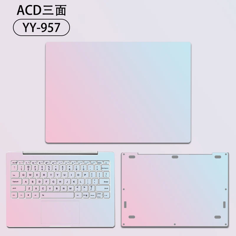 7 Наклейка для ноутбука с защитой от пыли s для Xiaomi mi, ноутбука Air 12 13 Red mi Book 14, кожи ноутбука для Xiao mi Pro 15,6, блокнот с наклейкой - Цвет: 7