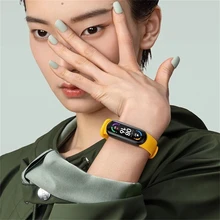 Xiaomi-reloj inteligente Mi Band 6, pulsera con Monitor de oxígeno en sangre, Pantalla AMOLED, para el cuidado de la salud