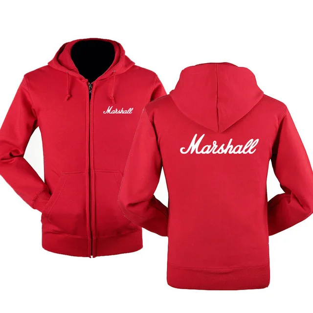 Толстовки на молнии с логотипом Marshall на весну и осень, верхняя одежда, мужское повседневное пальто, брендовые толстовки на молнии и свитшоты e