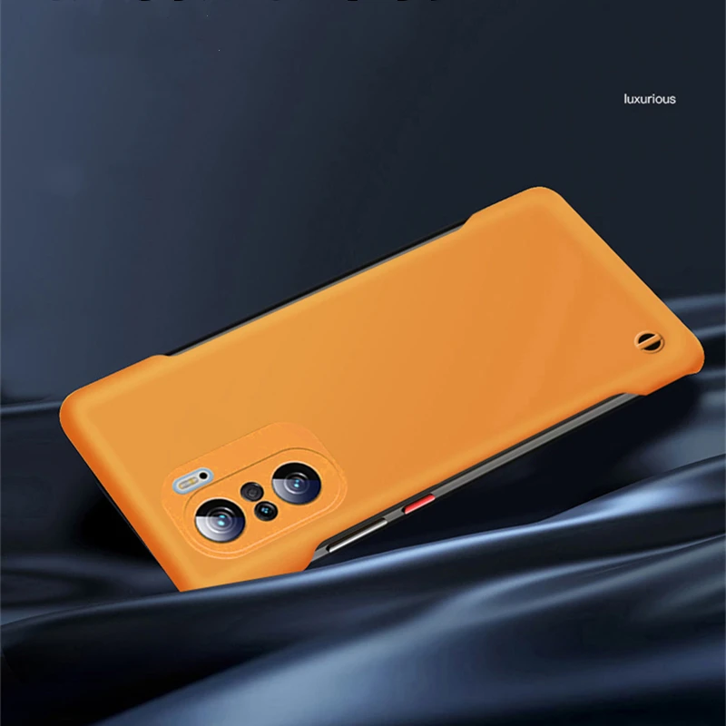Für Xiaomi POCO F3 Hülle Matte rahmenlose harte PC-Abdeckung für Mi 11T 10T 11 Lite Redmi Note 9t pro 10s 10 9 9s 8 Pro Max Sho_voghion.com