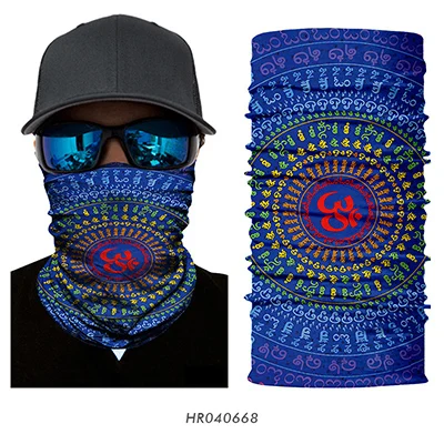 3D бесшовная Волшебная Шея Gaiter защитная маска для лица Рыбалка Велоспорт Туризм Велосипед Сноуборд бандана повязка на голову шарф для мужчин и женщин - Цвет: 68