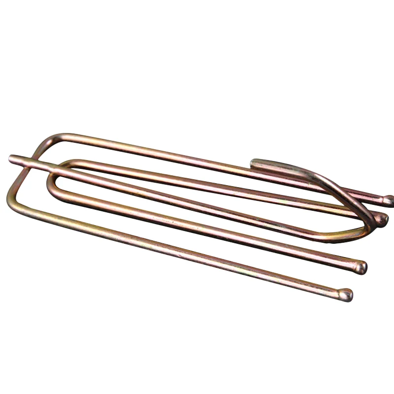 Hot Sale Good Quality Stainless Steel Shower Curtain Hem Hook Pleater 4 END Hook Four-claw Holder five-finger Hook - Цвет: golden