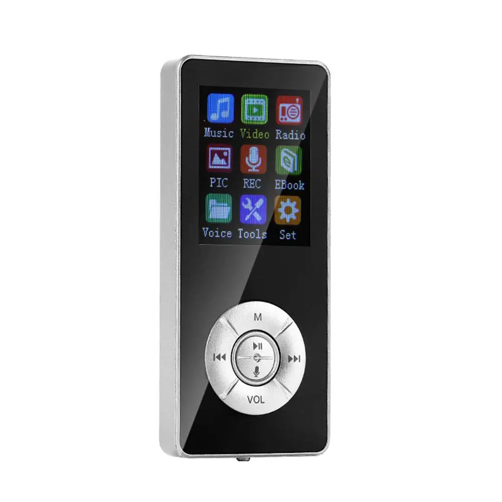 1,8 дюймов Bluetooth 4,2 Mp3 плеер воспроизведение музыки с fm-радио видео плеер проигрыватель электронных книг MP3 Поддержка TF карта 32 Гб расширение