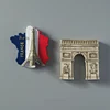 Paris France Eiffel Tower triumphal arch European refrigerator magnetic fridge magnets world tourist souvenir collection gifts ► Photo 3/6