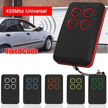 

New Door Remote Control Garage Remote Garage Command Handheld Transmitter 433mhz Universal Cloning for Gate Alarm Auto Door