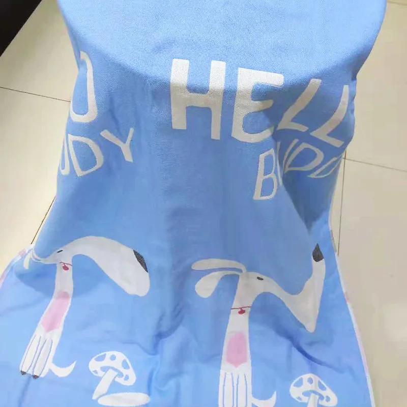 

70X140 Large Size Bath Towel Pure Cotton Three Layer Gauze Cotton Adult Bath Towel Baby Cartoon Blanket Multi-color