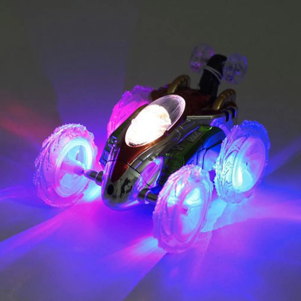 

Boys Gift Toy Dasher Vehicle Kids Remote Control Toy RC Stunt Dancing Car 360 Tumbling Electric Controlled Flashing Light