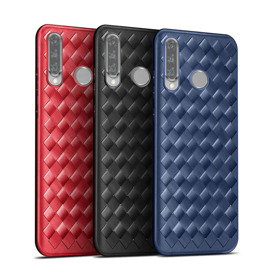 Тканый чехол для Huawei Honor 10i телефона из мягкого силикона задняя крышка 10 i HRY-LX1 2019