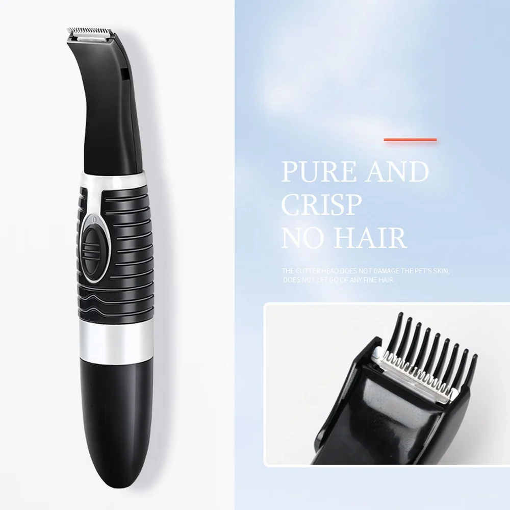 Pet Hair Trimmer Cat and Dog Paw Hair Fader Professional Battery Scissors Clipper Pet Grooming