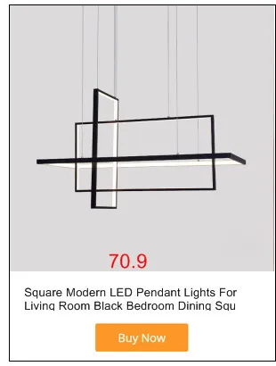 Современная люстра Светодиодный светильник для гостиной, столовой, квадратная черная домашняя кухонная люстра с пультом дистанционного управления для спальни